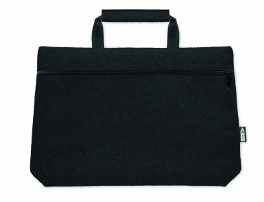 Logotrade promotional product picture of: RPET felt zippered laptop bag