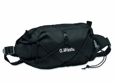 Logo trade promotional giveaways image of: Waist bag in 600D RPET