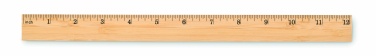 Logo trade advertising products picture of: Ruler in bamboo 30 cm