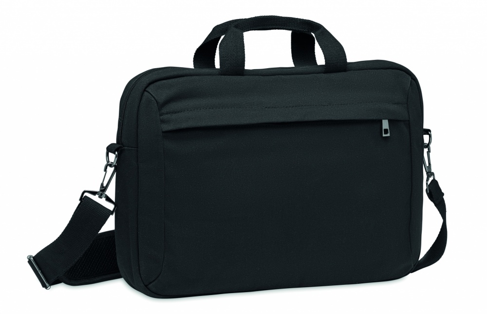 Logo trade promotional merchandise photo of: Laptop bag in washed canvas