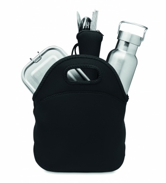 Logo trade corporate gift photo of: Lunch set in stainless steel