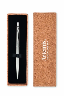 Logo trade promotional giveaway photo of: Recycled stainless steel pen