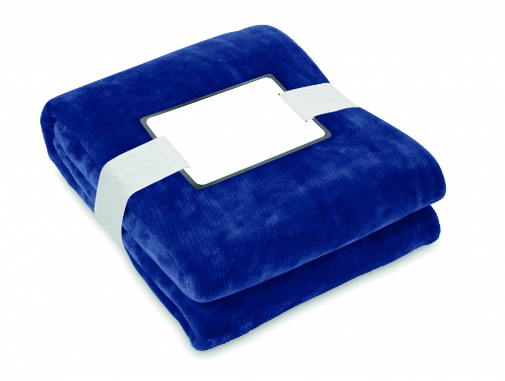 Logo trade promotional merchandise image of: RPET fleece blanket 280 gr/m²