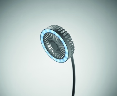 Logotrade corporate gift image of: Desktop charger fan with light