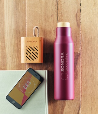 Logo trade promotional products image of: 3W Bamboo wireless speaker