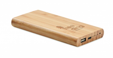Logotrade promotional item picture of: 6000 mAh Bamboo power bank