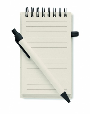 Logo trade promotional item photo of: A6 milk carton notebook set