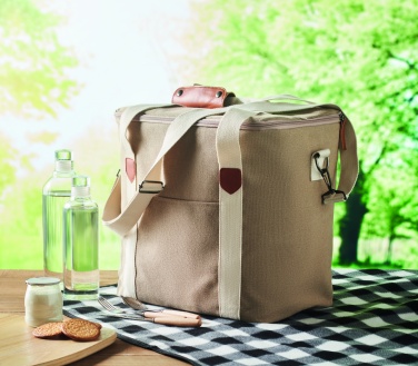 Logo trade promotional product photo of: Large cooler bag canvas 450gr/m