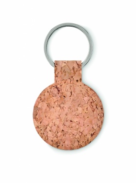 Logotrade business gift image of: Round cork key ring Mikkeli