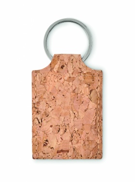 Logotrade business gift image of: Rectangular cork key ring Imatra