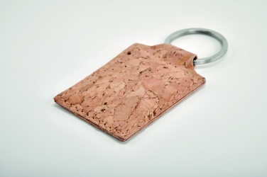 Logotrade corporate gifts photo of: Rectangular cork key ring Imatra