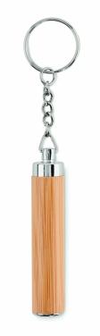 Logotrade promotional products photo of: Mini bamboo torch with keyring