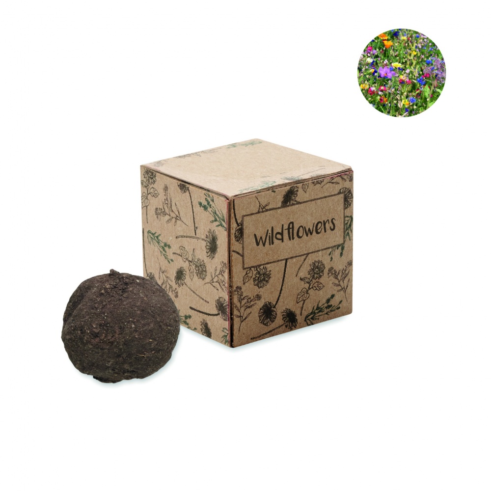 Logo trade promotional item photo of: Seed bomb growing kit