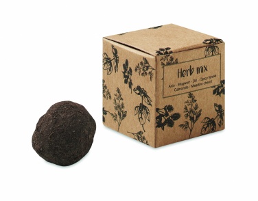 Logotrade promotional items photo of: Herb seed bomb in carton box