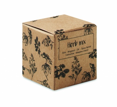 Logotrade advertising product picture of: Herb seed bomb in carton box