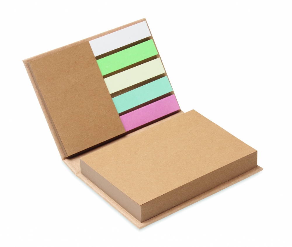 Logo trade promotional gift photo of: Recycled memo pad set