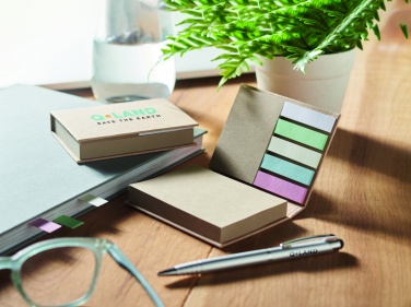 Logo trade corporate gifts image of: Recycled memo pad set