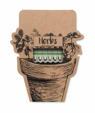 Logo trade promotional giveaway photo of: Herb seeds sticks