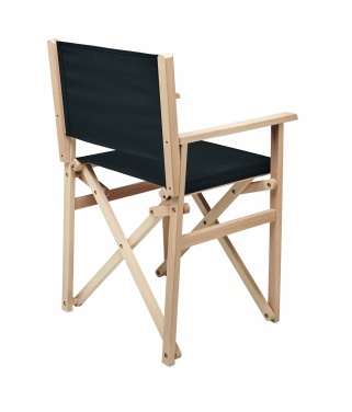 Logo trade advertising products picture of: Foldable wooden beach chair