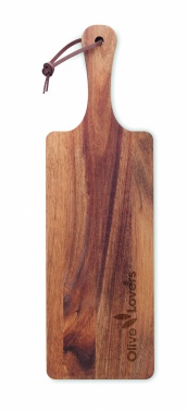 Logo trade business gift photo of: Acacia wood serving board