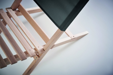 Logo trade advertising products picture of: Foldable wooden beach chair