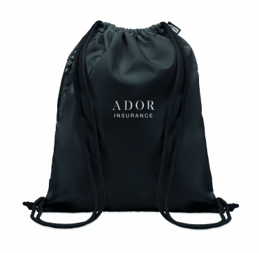 Logotrade advertising product picture of: Large drawstring bag 300D RPET