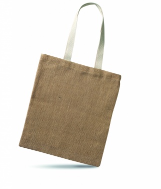 Logo trade promotional merchandise image of: Jute shopping bag