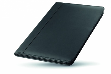 Logo trade advertising products image of: A4 leather conference folder