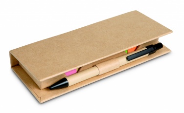 Logotrade promotional products photo of: Sticky memo set recycked w/pen