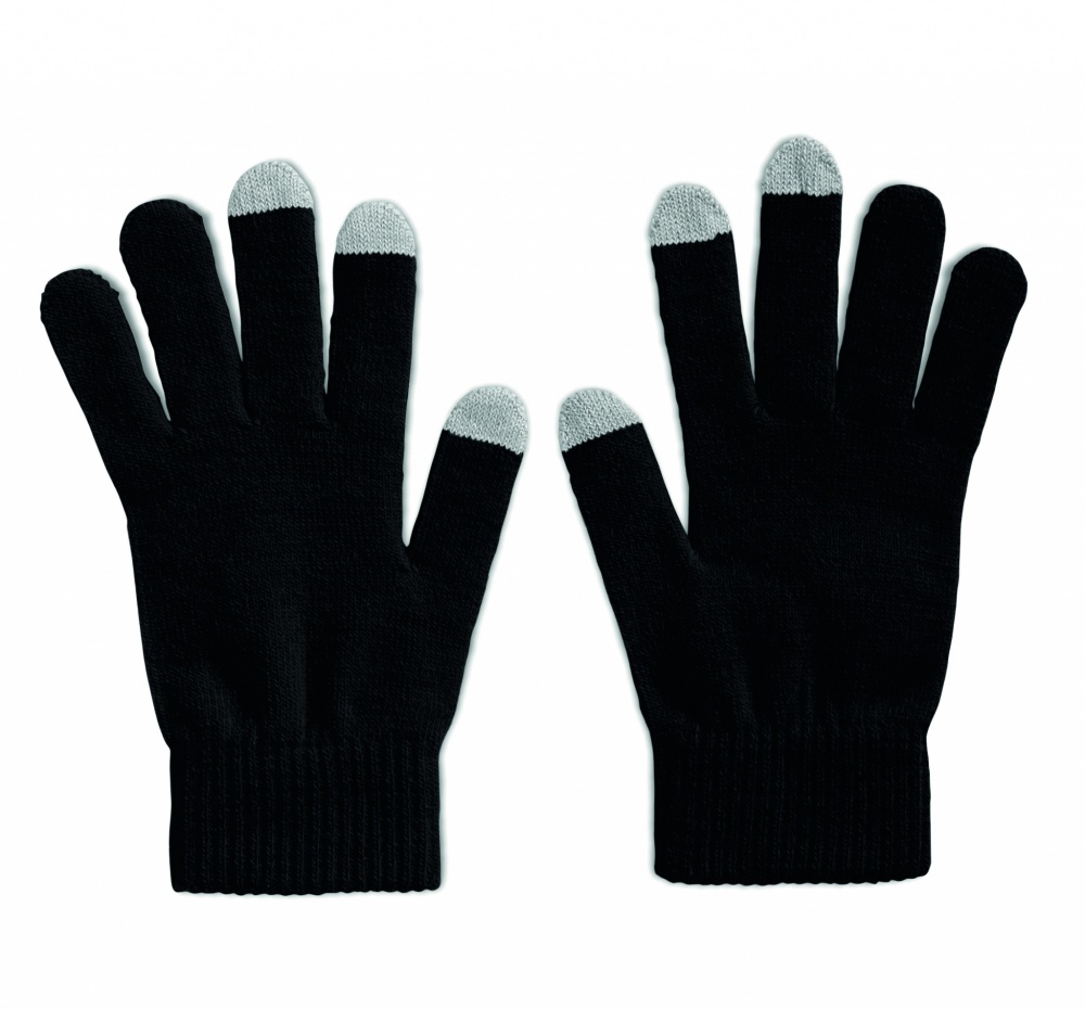 Logo trade corporate gift photo of: Tactile gloves for smartphones