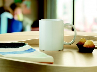 Logo trade promotional giveaways image of: Sublimation ceramic mug 300 ml