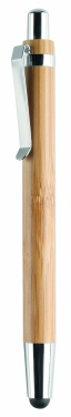 Logo trade promotional merchandise picture of: Ball pen in ABS and bamboo