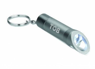Logo trade advertising product photo of: Metal torch key ring Ylivieska