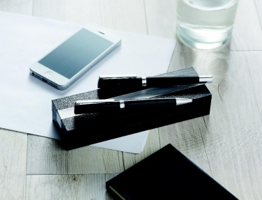 Logo trade business gift photo of: Pen and roller in paper box