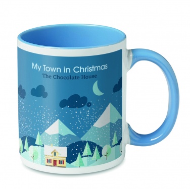 Logo trade promotional giveaway photo of: Coloured sublimation mug