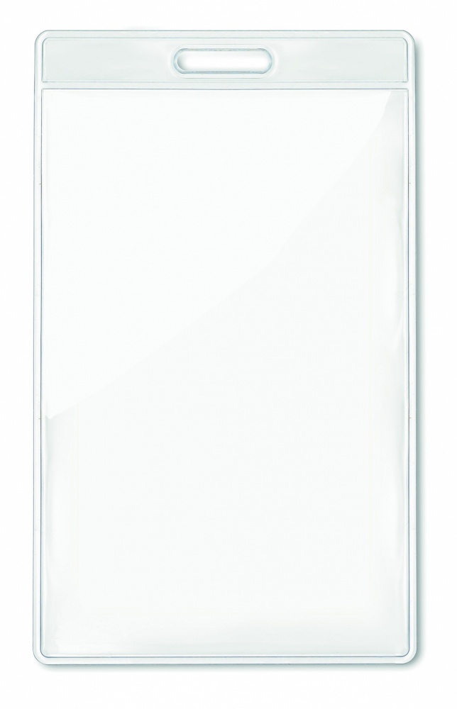 Logotrade corporate gift picture of: Transparent badge 7.5cmx12.5cm