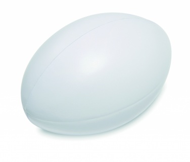 Logo trade promotional gifts image of: Anti-stress PU rugby ball
