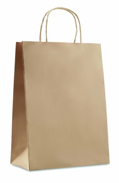 Logo trade business gifts image of: Gift paper bag large 150 gr/m²