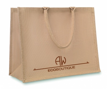 Logo trade promotional products picture of: Jute shopping bag
