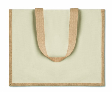 Logo trade promotional items picture of: Jute and canvas shopping bag