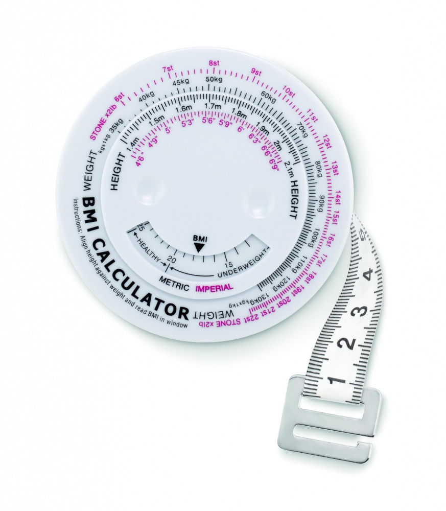 Logo trade promotional gift photo of: BMI measuring tape