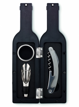 Logo trade advertising products image of: Bottle shape wine set