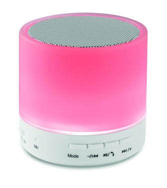 Logotrade promotional merchandise photo of: Round wireless speaker LED