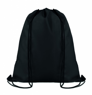 Logo trade promotional gifts image of: 210D Polyester drawstring bag