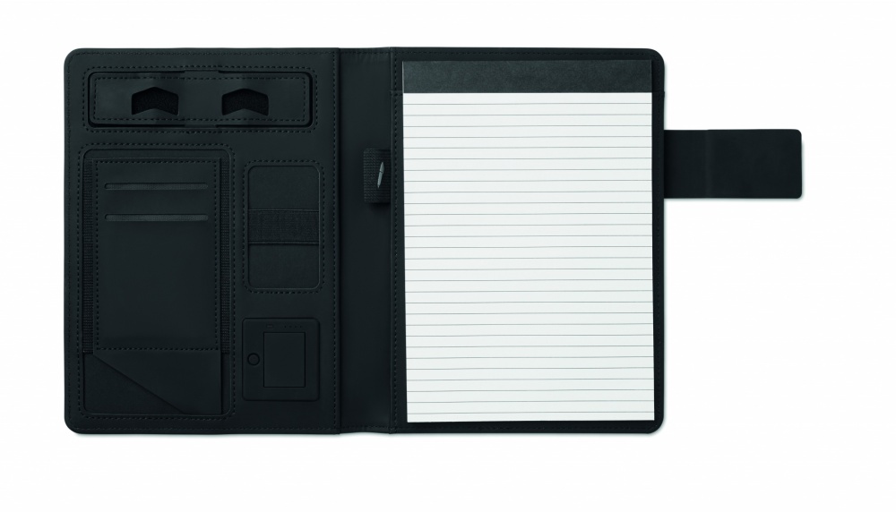 Logotrade corporate gift image of: A5 folder with power bank