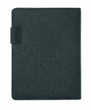 Logotrade promotional merchandise picture of: A5 folder with power bank