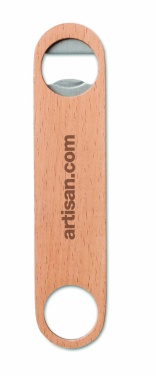 Logotrade business gift image of: Wooden bottle opener