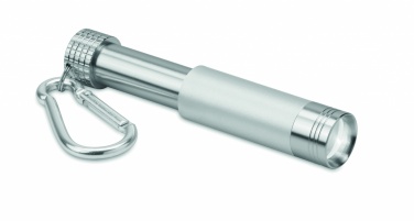 Logo trade promotional items picture of: Aluminium/ABS LED key ring Aizkraukle