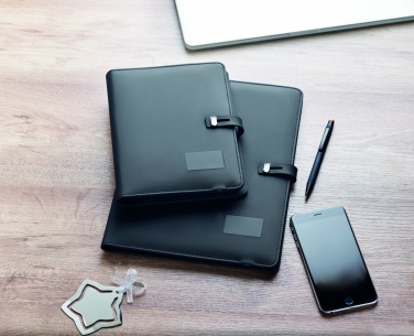 Logotrade advertising product picture of: A4 folder w/wireless charger5W