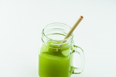 Logotrade advertising products photo of: Bamboo Straw w/brush in pouch